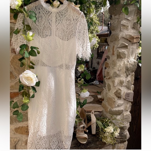 Ladies Lace Black Dress sz Small - Picture 11 of 13